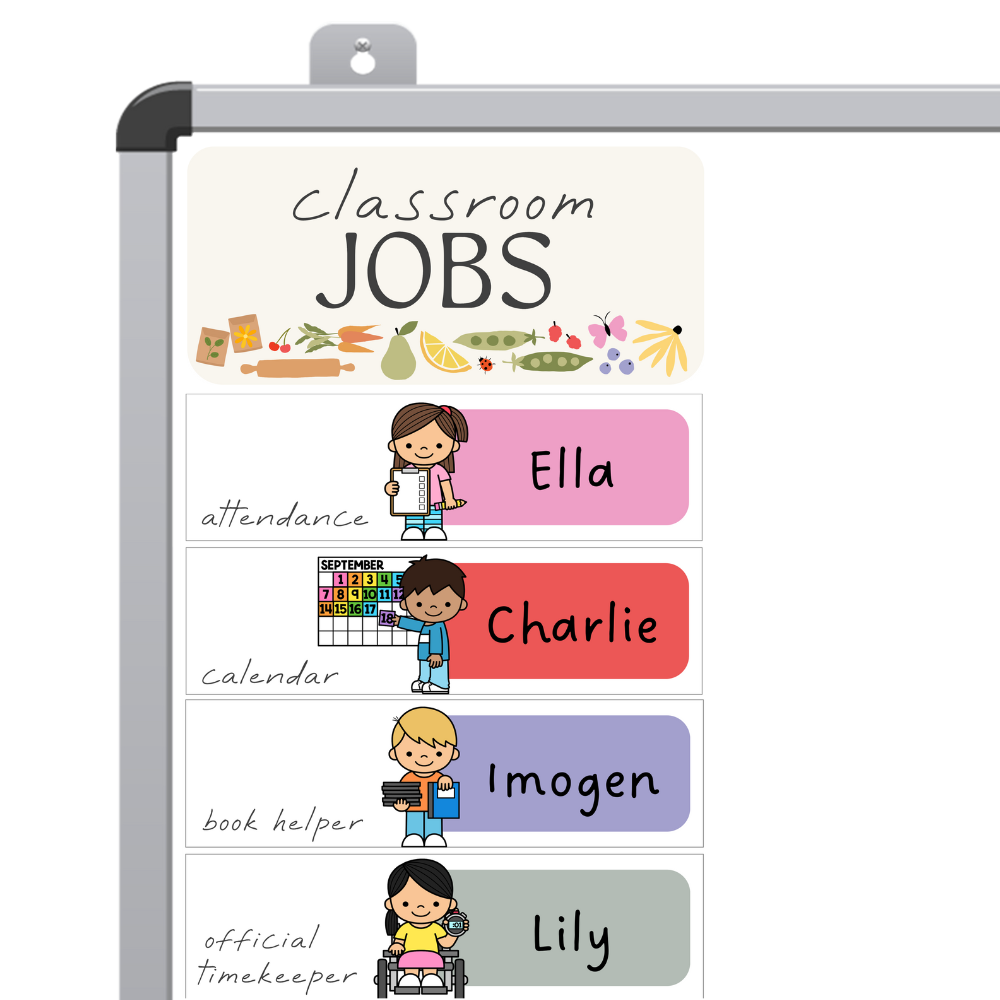 SPRING GARDEN Classroom Jobs