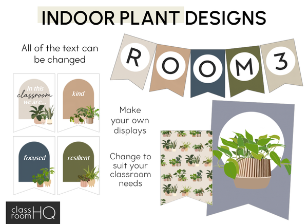 PLANT LIFE Classroom Bunting Pack