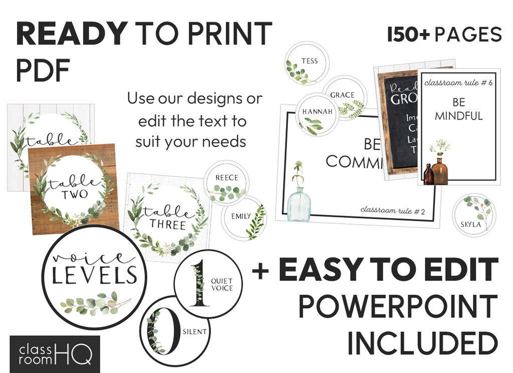 modern-farmhouse-classroom-labels-signs for Editable Free Printable Classroom Signs And Labels MODERN FARMHOUSE Classroom Labels + Signs for Editable Free Printable Classroom Signs And Labels