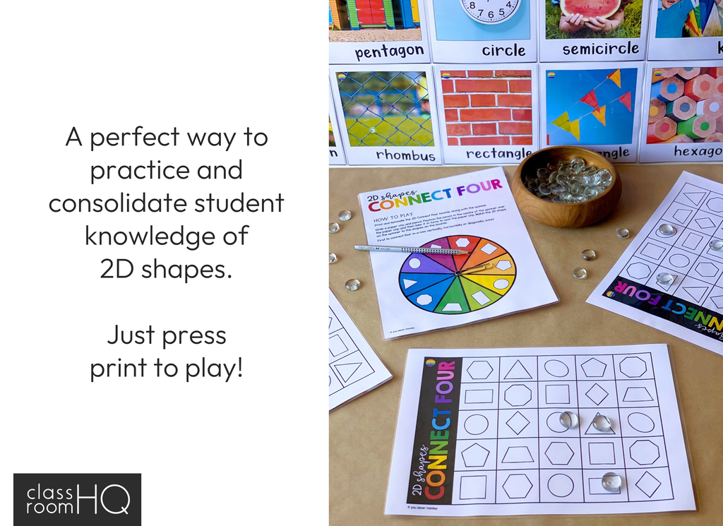 2D Shape Game Connect 4 Board Game Classroom HQ 2D Shape Game Connect 4 Board Game Classroom HQ