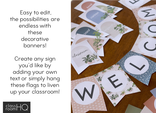 PLANT LIFE Classroom Bunting Pack