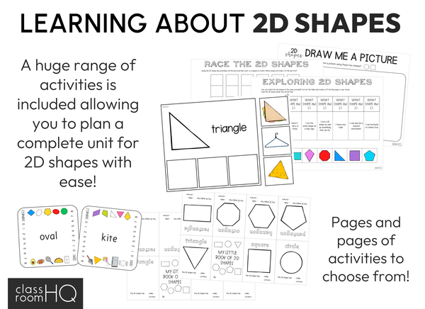 2D Shape Activities Pack
