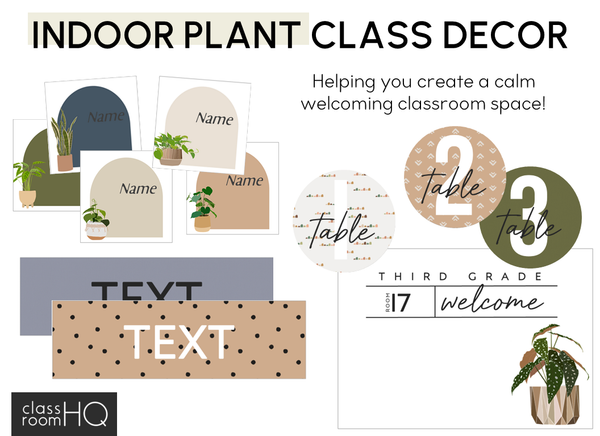 PLANT LIFE Classroom Labels + Signs Pack