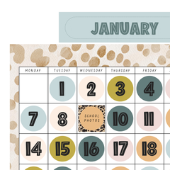 Editable Classroom Calendar & Weather Set | Large Wall Calendar & Routine System | ZOO TALES