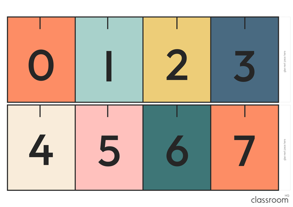 DOG DAYS Number Line - classroom HQ
