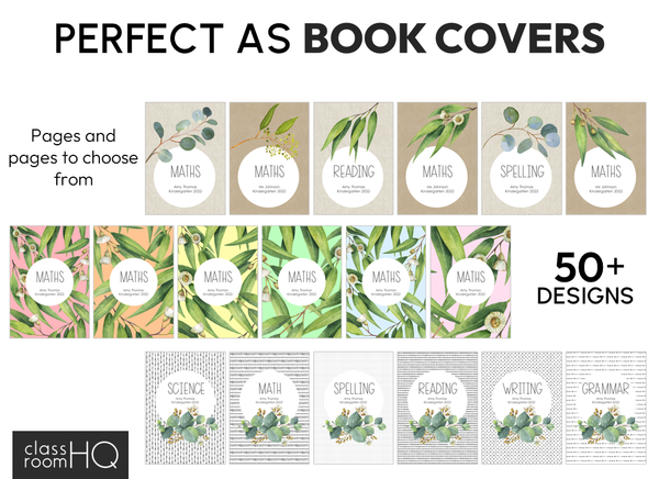 GUM LEAF Binder + Book Covers Pack