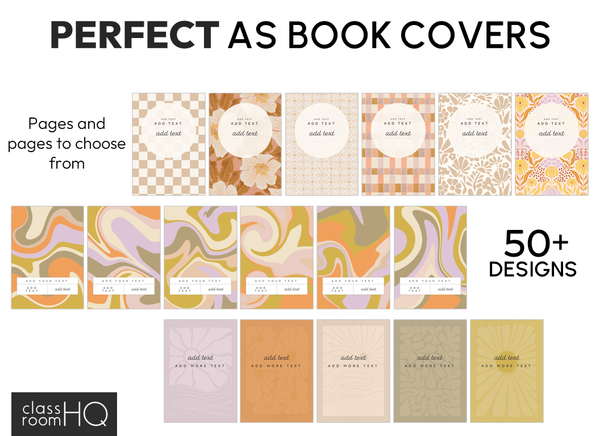 SUNNY DAZE Binder + Book Covers Pack