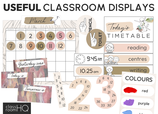 MODERN AUSSIE Classroom Decor Bundle