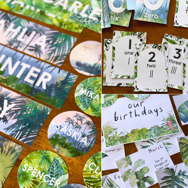 TROPICAL COAST Classroom Decor Pack - BUNDLE