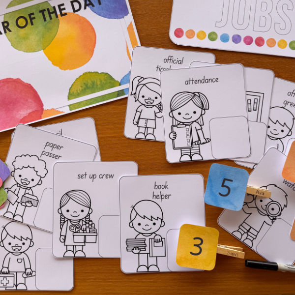 WATERCOLOUR PAINT Classroom Jobs