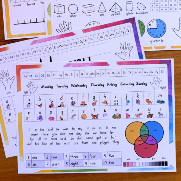 WATERCOLOUR PAINT Desk Mats