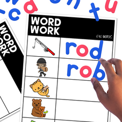 Word Work CVC Word Ladders