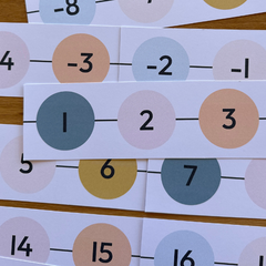 Editable Number Line to 120 for Classroom | Neutral Safari Math Display | ZOO TALES