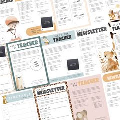 Editable Meet the Teacher Template | Back to School Parent Letters + Class Newsletters | ZOO TALES