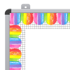 WATERCOLOUR PAINT Classroom Bulletin Board Borders Pack