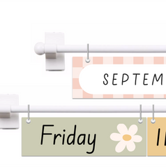 HAZY DAISY Flip Calendar