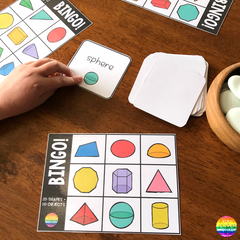 2D + 3D Shape BINGO