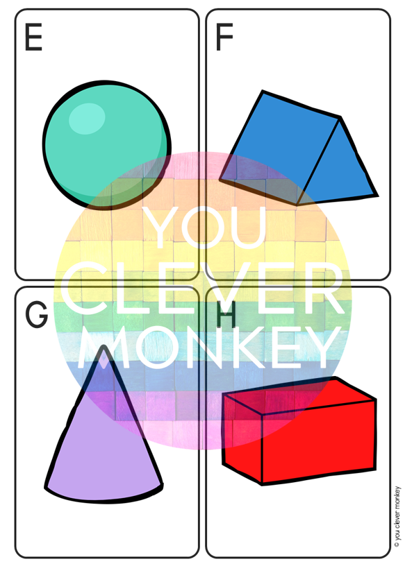 3D Shape Games BUNDLE - classroom HQ