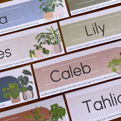 PLANT LIFE Desk Plates