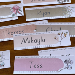 MODERN AUSSIE Desk Plates