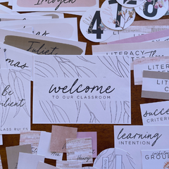 MODERN AUSSIE Classroom Labels + Signs Pack