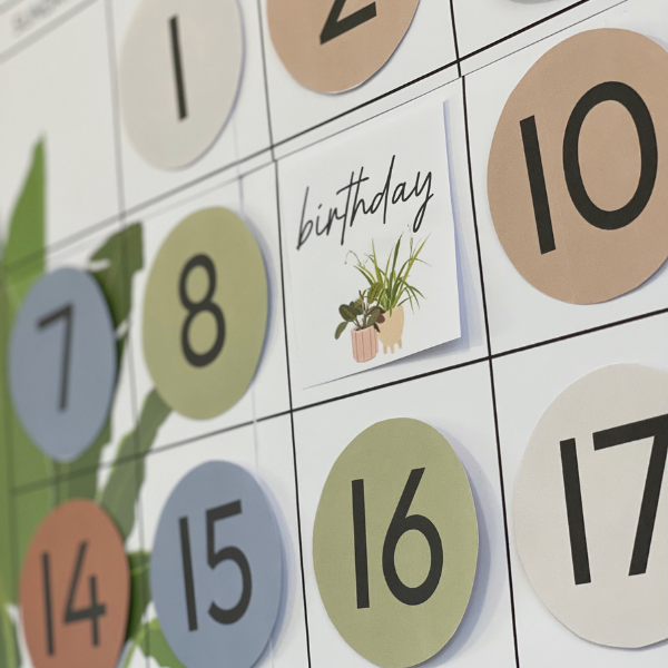 PLANT LIFE Classroom Calendar