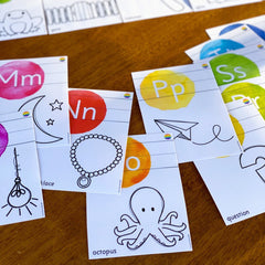 WATERCOLOUR PAINT Alphabet Posters