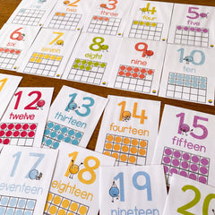 DOT DUDES Number Posters 0-20