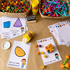 3D Shape Simple Play Mats