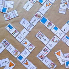 Fraction Domino Game