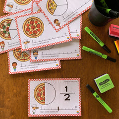 Pizza Fraction Mats