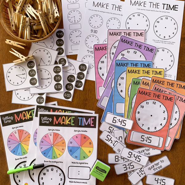 Learning To Tell Time - Quarter To/Quarter Past Expansion Pack