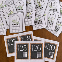BOTANICA Editable Number Posters | Number Sense Math Display