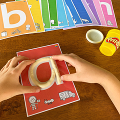 Alphabet Playdough Lower Case Letters