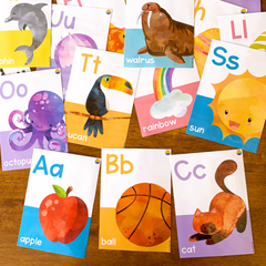 Alphabet Editable Posters