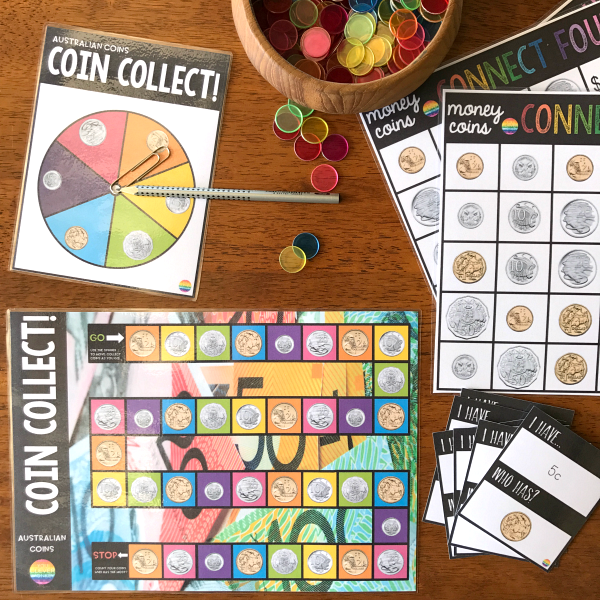 Australian Money - Learning About Coins Games Pack