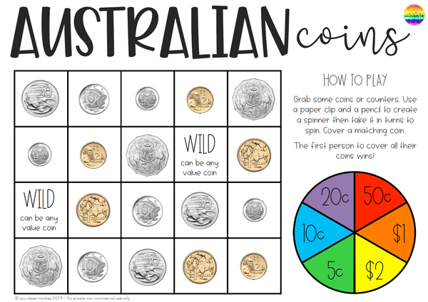 Australian Money - Learning About Coins Pack