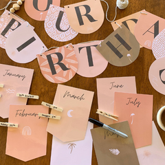 BOHO SUMMER Classroom Birthday Display