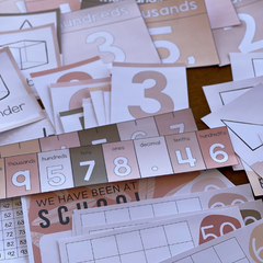 BOHO SUMMER Maths Display Pack