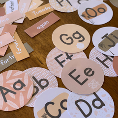 BOHO SUMMER Word Wall Pack