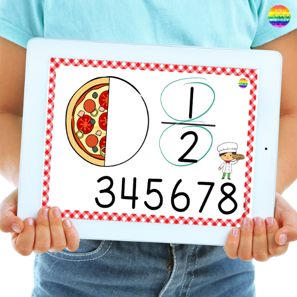 Pizza Fraction BOOM Cards