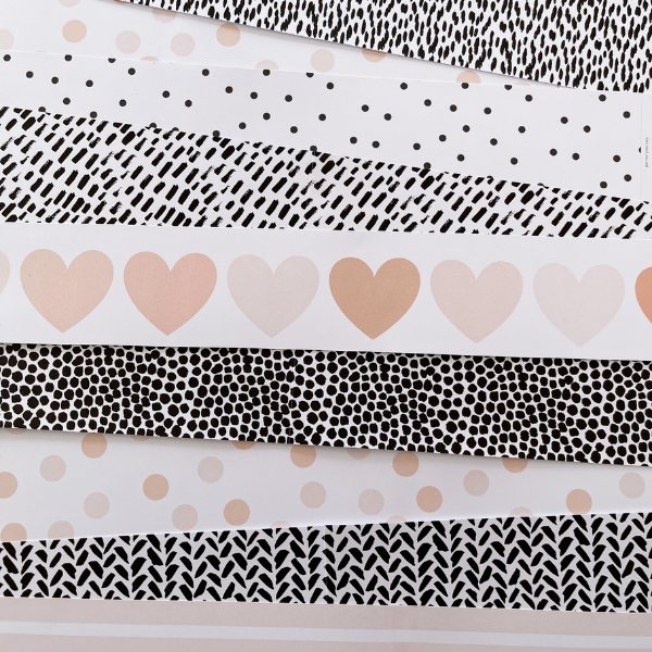 B+W NEUTRALS Classroom Borders Pack | you clever monkey