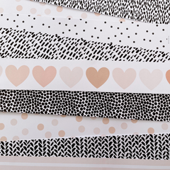 B+W NEUTRALS Classroom Borders Pack