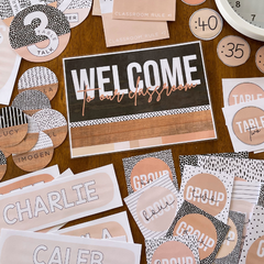 B+W NEUTRALS Classroom Labels + Signs Pack