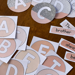 B+W NEUTRALS Word Wall Pack