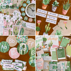 CACTUS Classroom Decor - BUNDLE