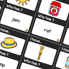 CVC Word 'I Have. Who Has?' Loop Card Game