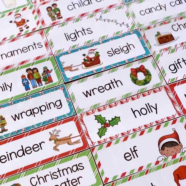 CHRISTMAS Word Wall Pack (Retro) christmas-word-wall-pack-retro