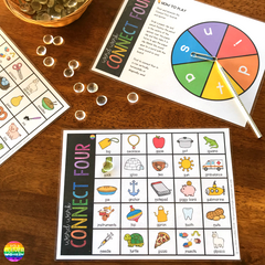 Connect Four Word Work Game - Beginning Letter Sounds