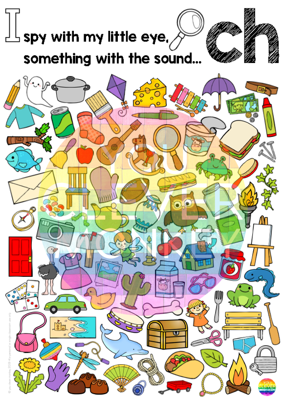 Digraph Maze Digraph Sound Mazes + I Spy Games - CH PH SH TH WH SOUND BUNDLE